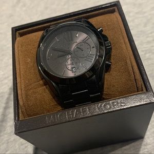 ALL BLACK: Mens Michael Kors Watch